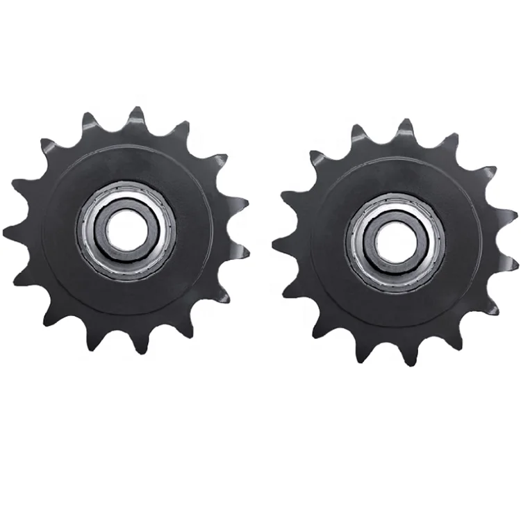 
High quality idler roller chain sprocket with ball bearing 