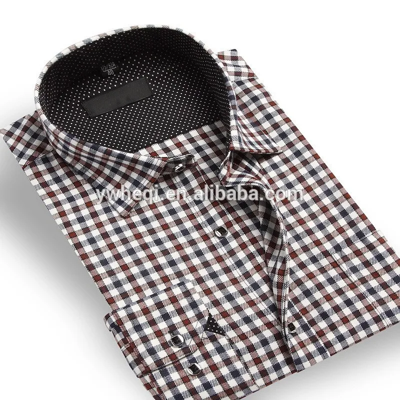 2014 New Fashion Womens Tops Casual Blouse Turndown Collar Long Sleeve Plaids Print Pattern Flannel Shirt