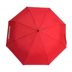 Popular Custom Top Quality parasol Sun and Rain manual umbrella 3 Folding Umbrellas With Logo Print