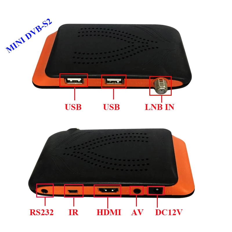 Factory OEM Montage 8051 Mini DVB-S2 H.265 FTA Satellite Receiver