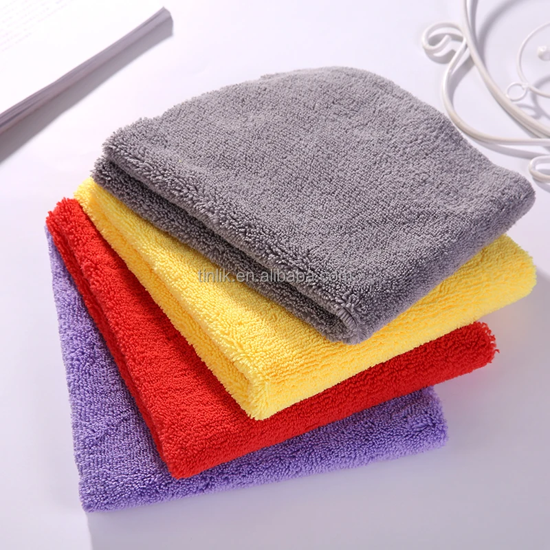 Microfiber Ultra-sonic cutting Car towel,40x40cm 380gsm Car towel,Car Care Products Microfiber Car Wash Towel