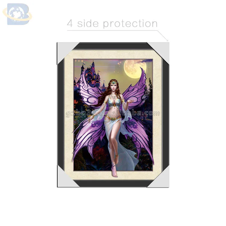 
5D Beautiful Girls Poster Lenticular 5d Pictures for Home Decoration 