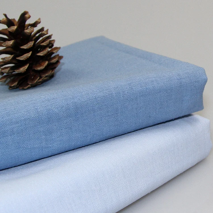 wholesale 100% linen fabric natural irish linen fabric Plain Dyed Plain Woven Linen Cotton Fabric
