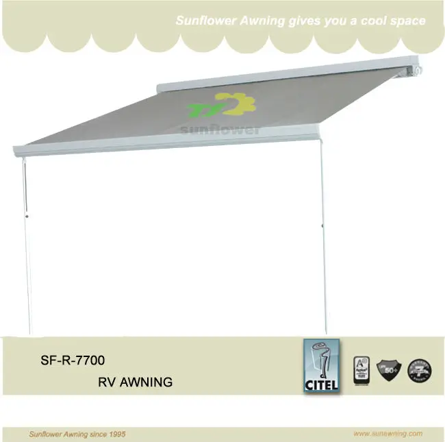 
polyester track awning 