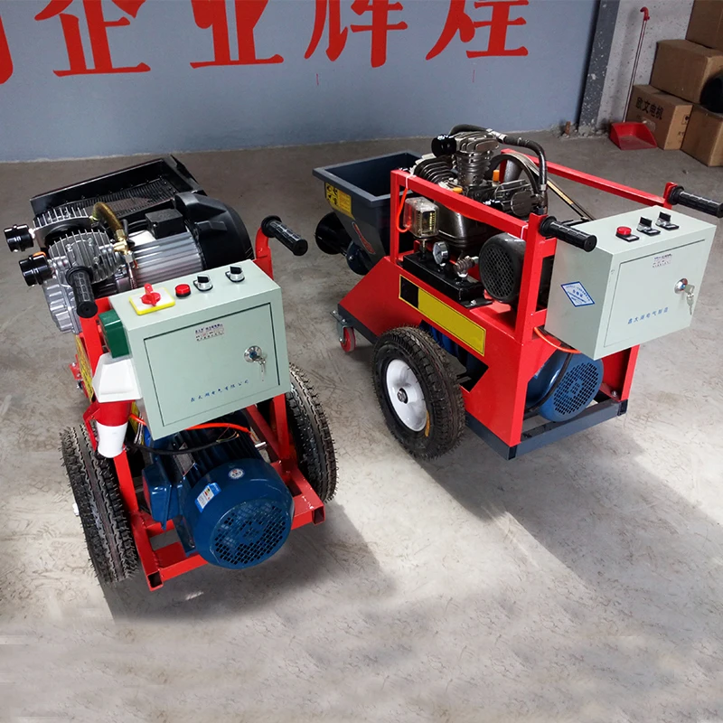 Automatic Wall Concrete Putty and Durable Stucco Plastering Spray Machine