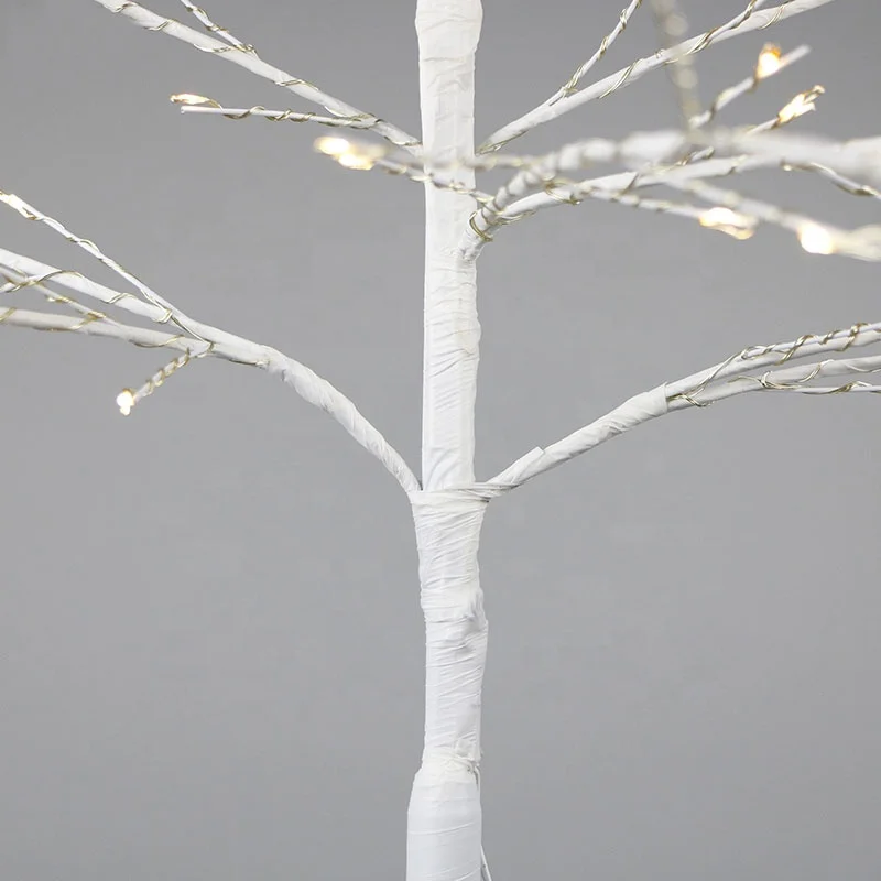 180cm hot sale led christmas decoration outdoor waterproof white copper wire birch twig tree light