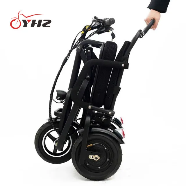 
36v300w / 48v350w 3 wheel portable foldable folding electric mobility scooter for sale 