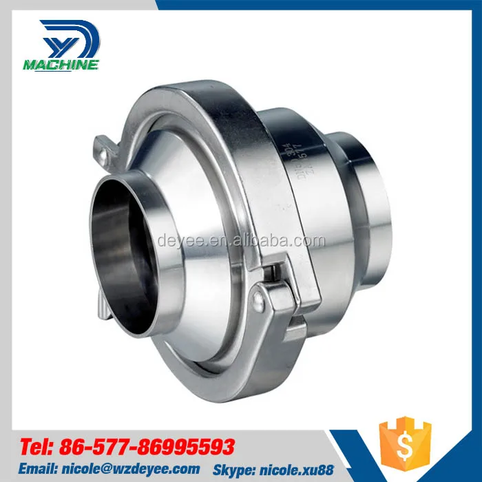 Sanitary Stainless Steel non-return flap valve check valve back-pressure valve