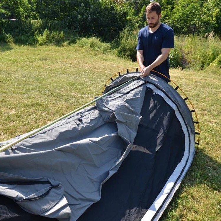 Factory design outdoor luxury camping swag tent