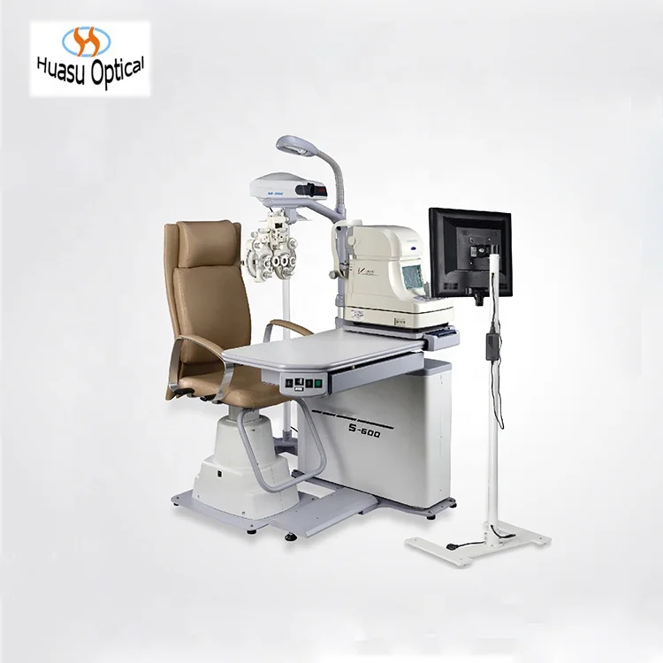 China ophthalmic chair refraction unit optical combined table equipment