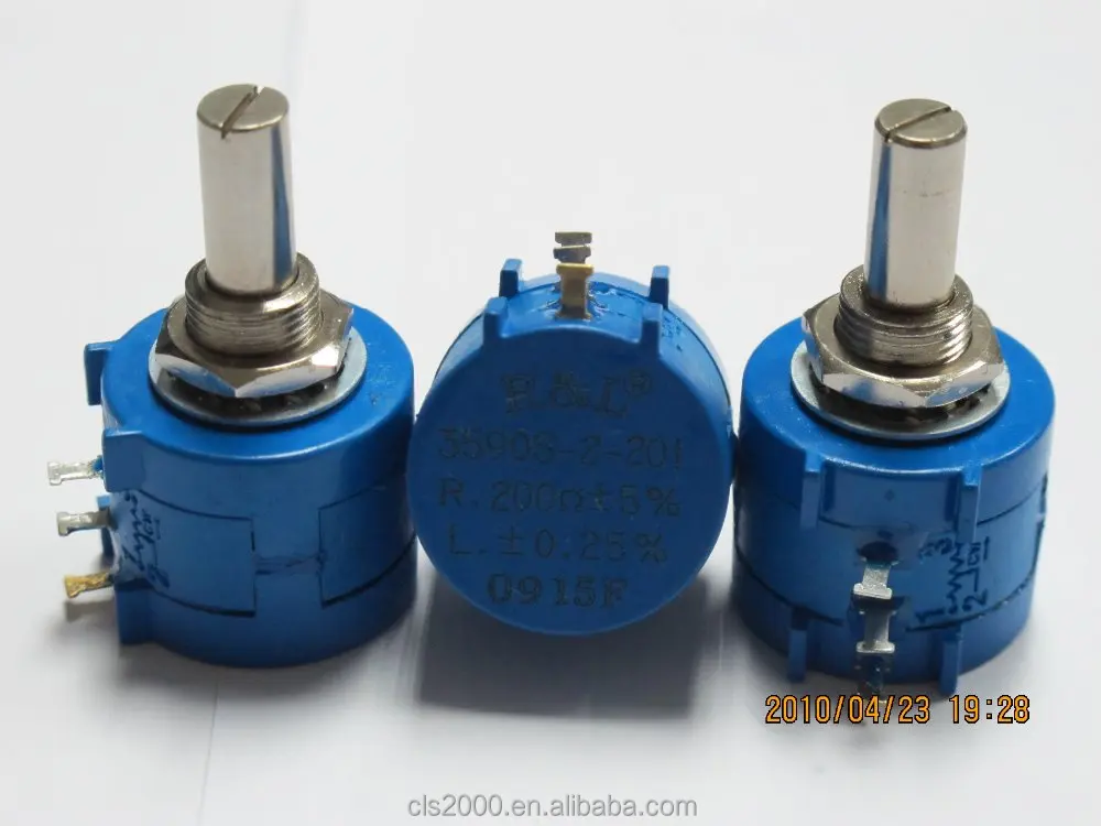 Многооборотный проволочный обмоточный потенциометр R & L-3590S-1-502L