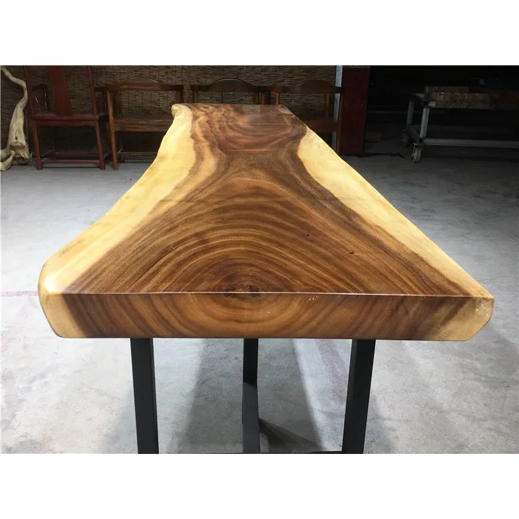 
Whole Sales Price Long Finished Walnut Wood Slab Live Edge 