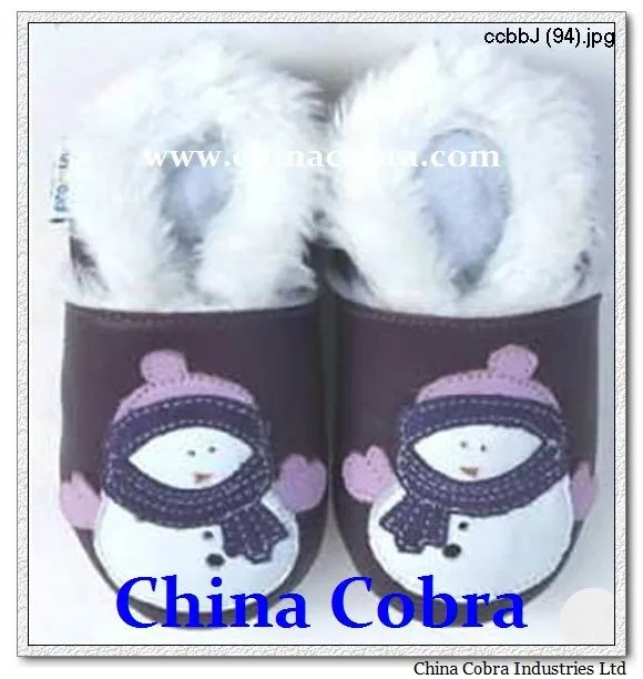 
CHINA COBRA newest top quality genuine leather soft sole baby girl shoes 