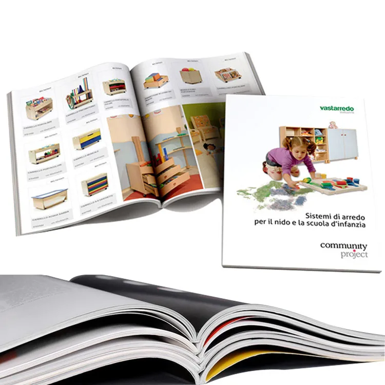 Wholesale factory price newest met art glossy magazine printing