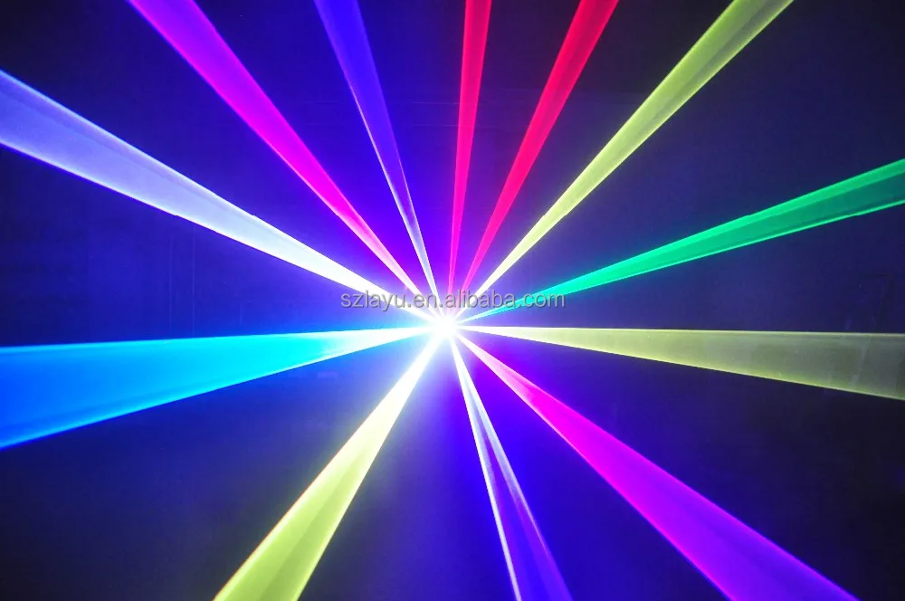 Outdoor laser show equipment 8W rgb multi color white animation writing custom logo laser light projector