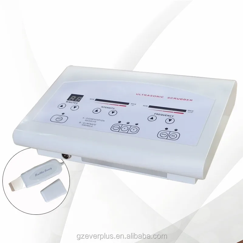 Professional ultrasonic facial skin scrubber