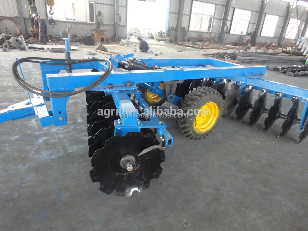 top quality farm tractor use high working efficiency heavy duty hydraulic operating offset disk harrow with wheels