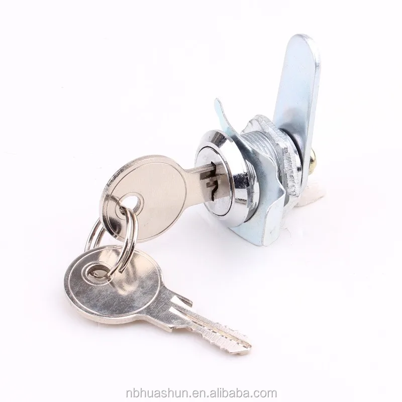 HS102 top quality zinc alloy housing and cylinder metal fill cabinet cam lock for wooden box