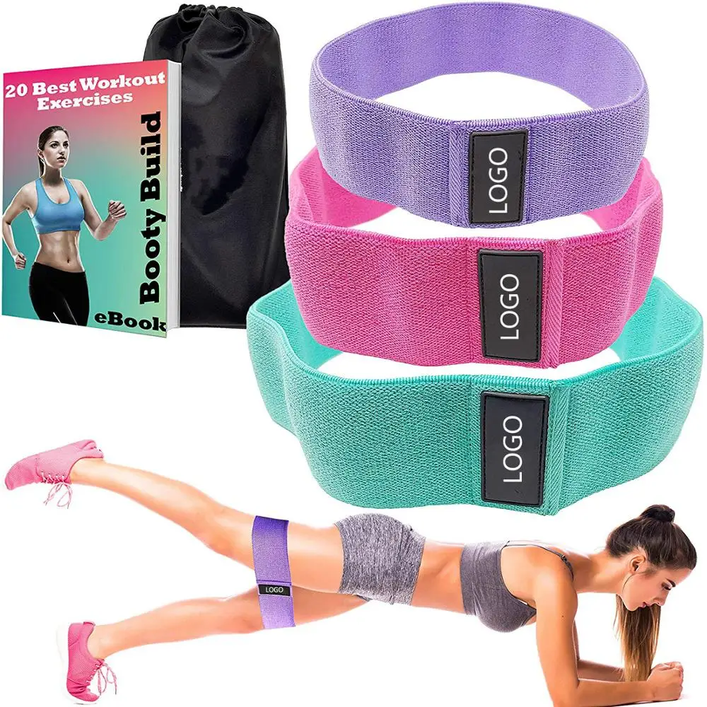 
Booty Yoga Bands Workout Resistance customized high quality Hip circle Band 