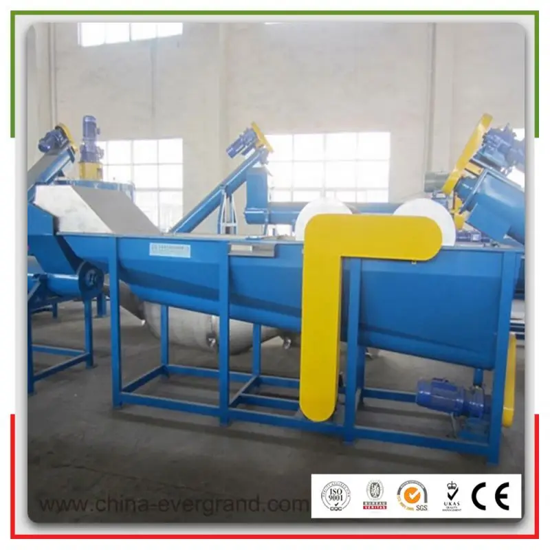 Лом Pp Pe Пластиковые Бутылки Дробления Стиральная Машина Рециркуляции