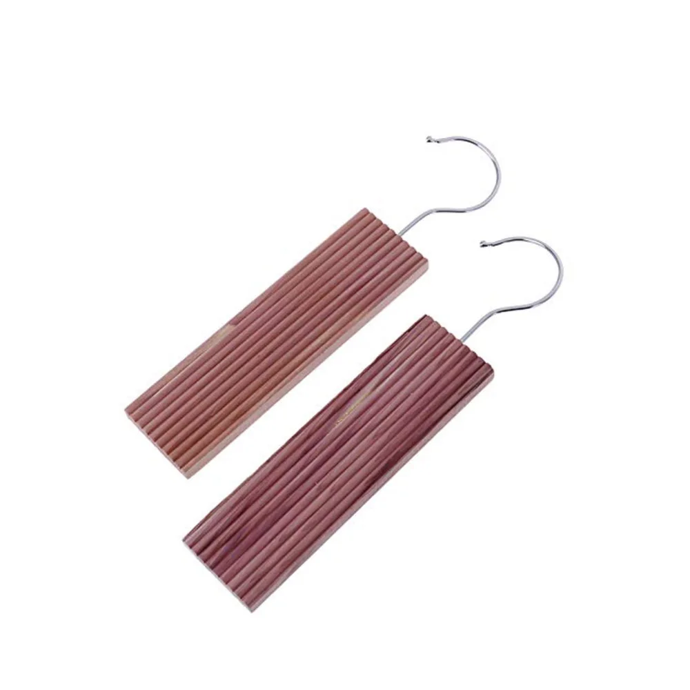 Scented Closet Wooden Cedar Hanger,  Cedar Wood Hanger Sachets Hang-up Blocks