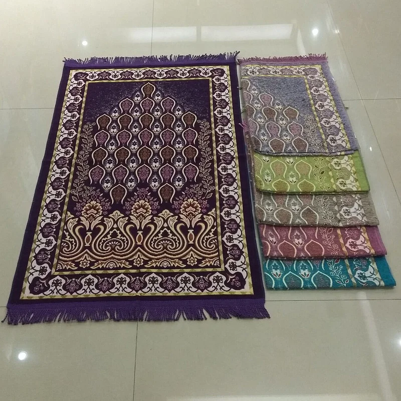 Pray Mat - Islamic travel pocket size muslim prayer mat with compass