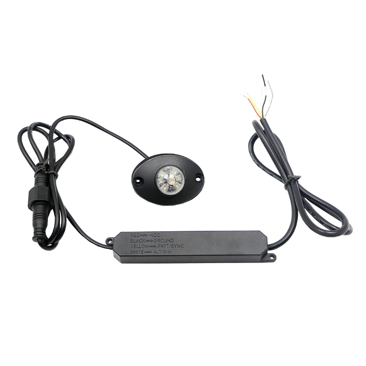 High Power 12V-24V Flash Grille Surface Mount light Strobe LED lighthead