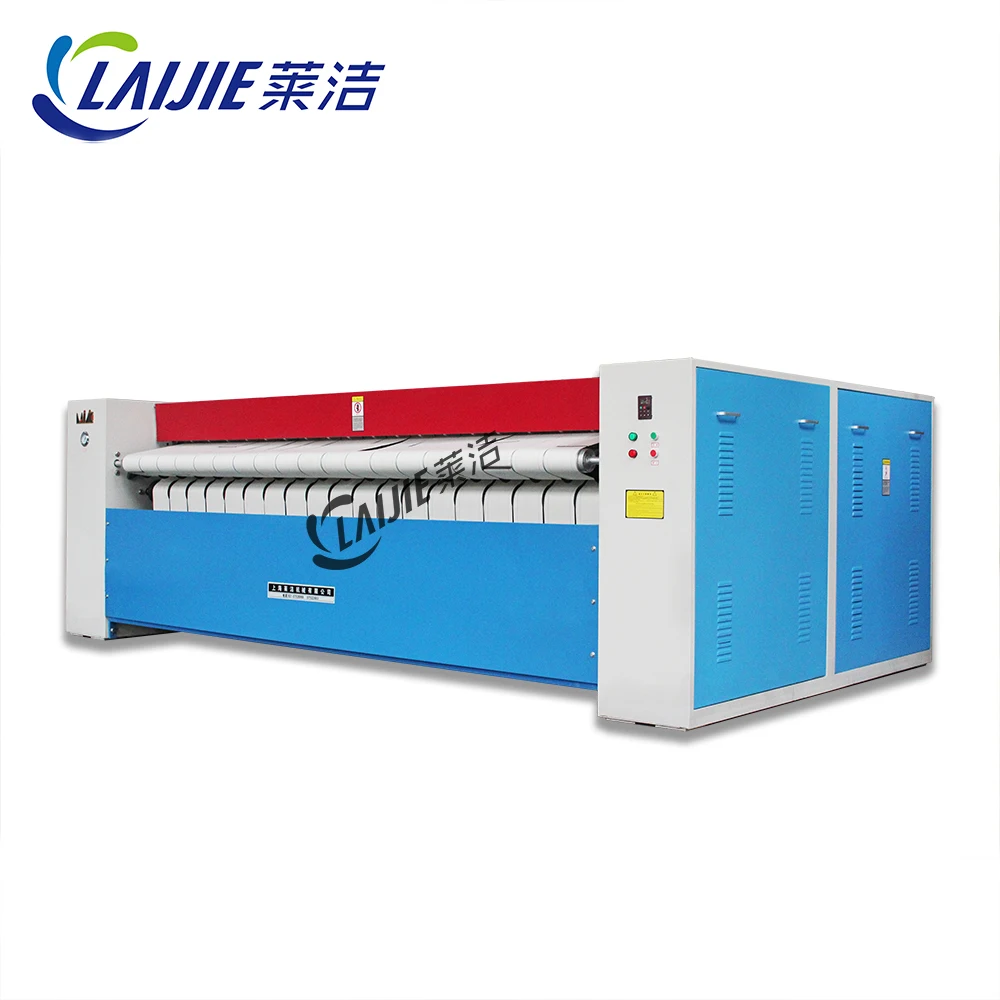 Professional 3000mm steam heated laundry roller iron & sheet ironing machine