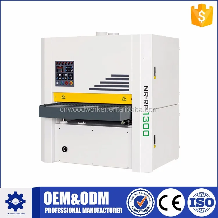 Calibrating Plywood Sanding Machine for Wood Processing