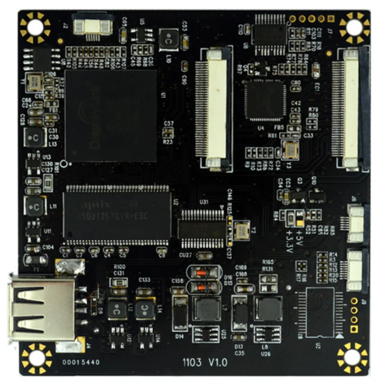 USB Display to MIPI- LVDS controller board with touch function option and portrait to landscape display