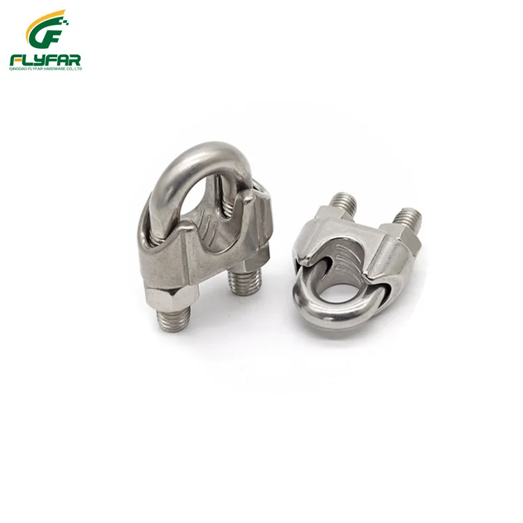  SS316 SS304 DIN741 Wire Rope Clip