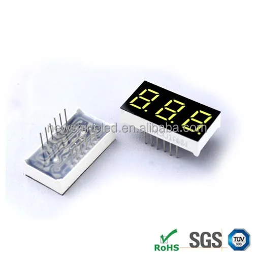 3 digits 7 segment led display 0.28 inch led digital display led seven segment display for outdoor digital signage solutions