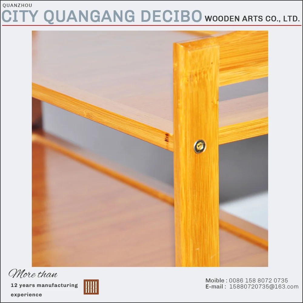 high quality china export customized vintage wooden shoe rack