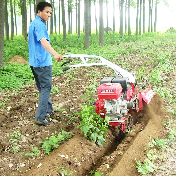 LUKE 3TG hand portable mini row agricultural crop earthing-up mini trencher garden machine cultivator cultivators for small farm