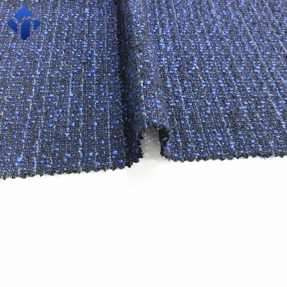 Твидовая ткань для шерстяного пальто с модным дизайном