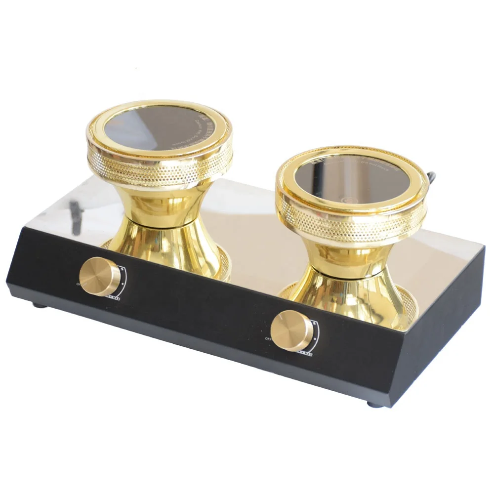 BN70B 220V EU Plug 2 Heads Double Halogen Beam Heater Coffee Heated Furnace Heated Device for Syphon Coffee Maker