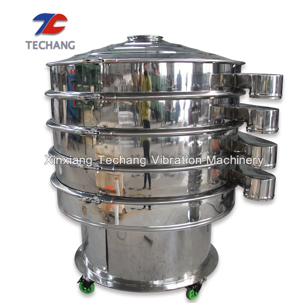 
Stainless steel rotary vibrating screen/ circular vibrating sieve for starch 