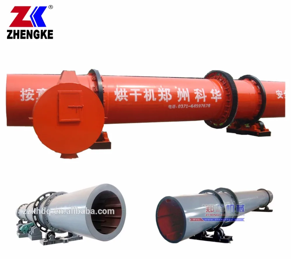High quality small industrial wood chips rotary drum dryer and sawdust drying equipment with good price