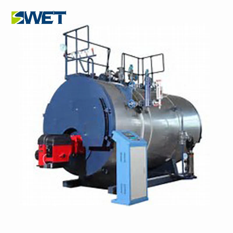 China horizontal condensing oil / gas burning hot water boiler with high quality