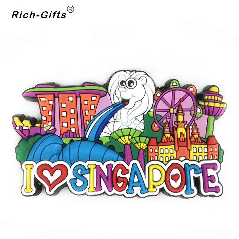 Wholesale Custom 3D Rubber Refrigerator Fridge Magnet