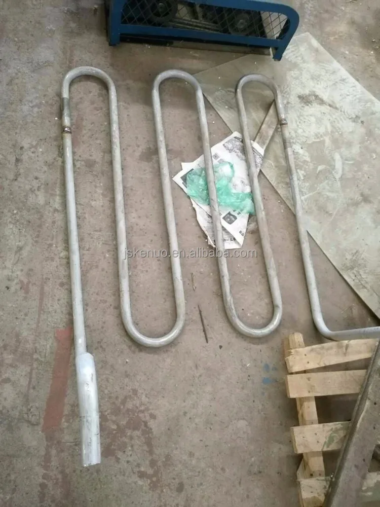 Vertical hard chrome electroplating tank with inner PVC and polarity reverse rectifier