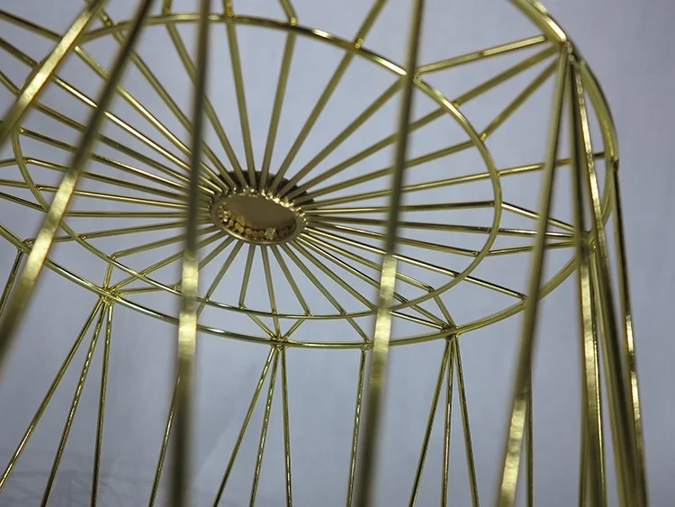 Несколько цветов металлической проволоки барабана дизайн журнальный столик