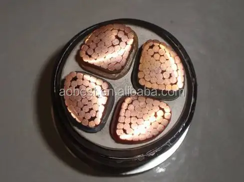 Copper Tape armoured power cable 4x70mm2