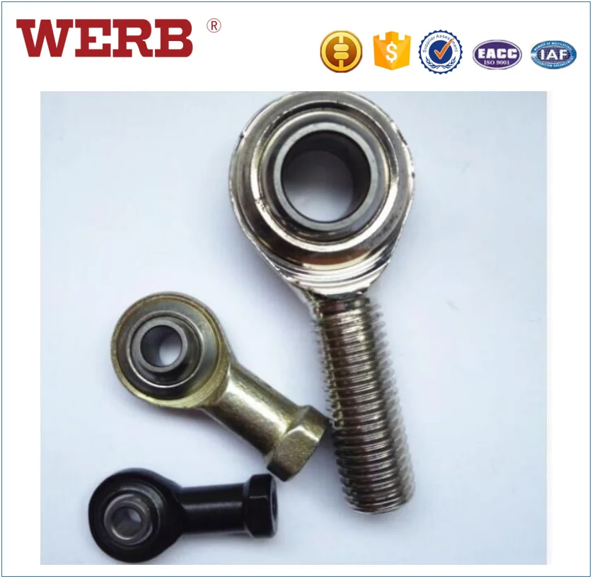 WERB Gcr15 steel M20*1.5 NOS20 spherical ball joint rod ends bearing