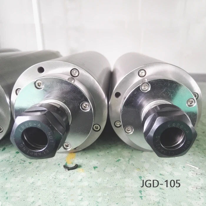 Jianken охлаждающий двигатель шпинделя 3,0 кВт с цангой ER20 в деревообрабатывающем фрезере