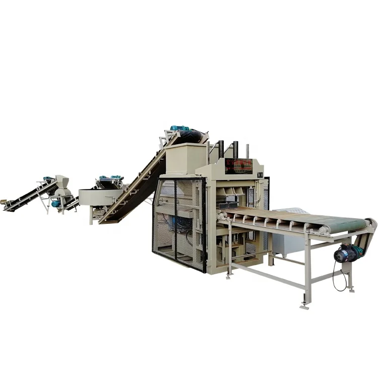 HBY4-10 automatic compressed ecological brick decorative clay brick making machine