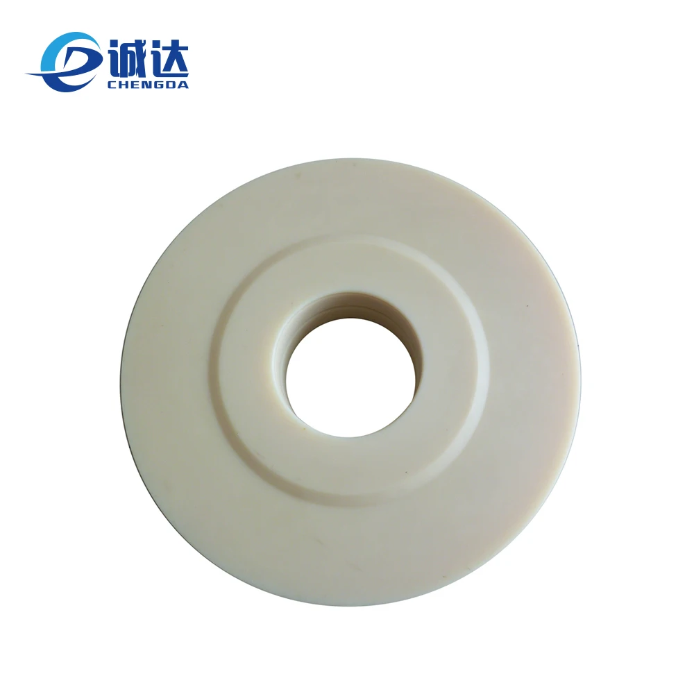 Tower crane nylon pulleys for conveyor systems