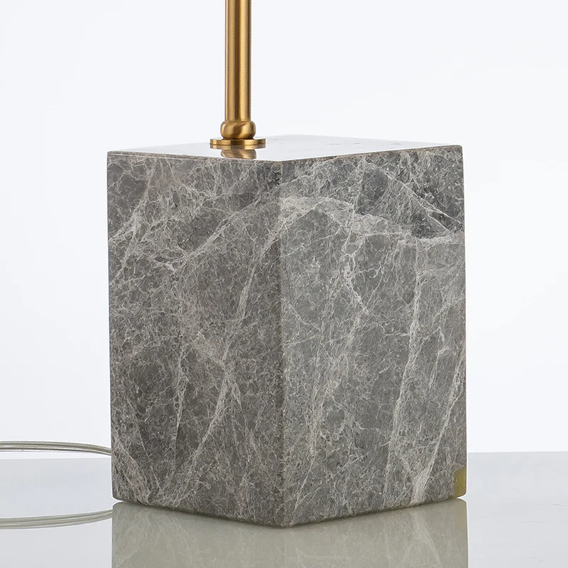 Simig lighting Post-modern simple marble fishing desk lamp light luxury fashion living room bedroom study model room decorative desk lamp