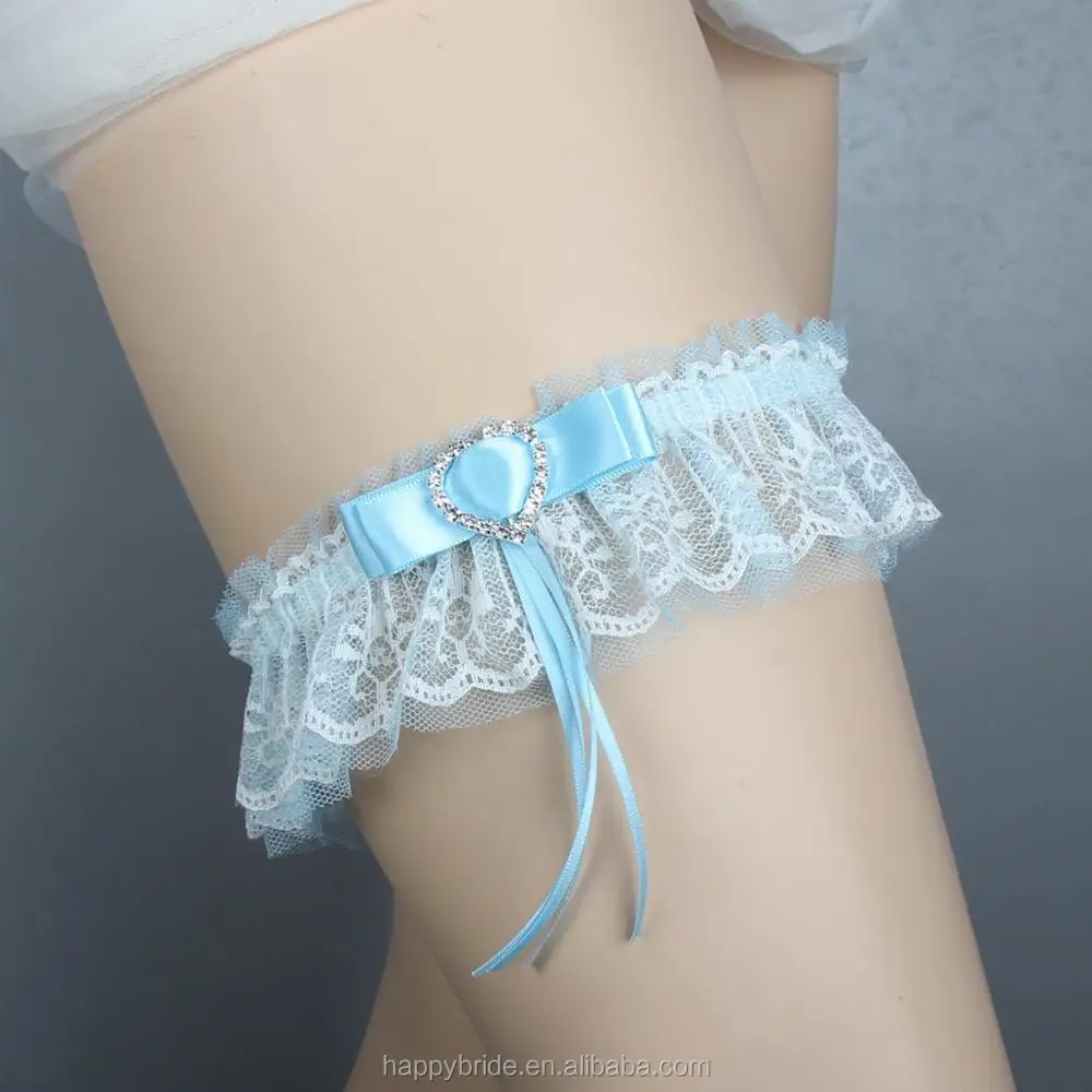 Новое поступление, кружевные свадебные подвязки со стразами для невесты WG1037