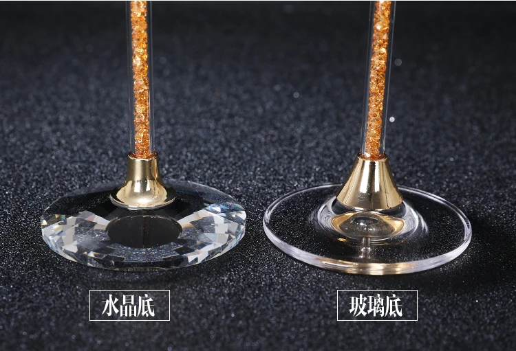 Gift package Wedding Crystal 200ml Champagne glass Flute Crystal champagne glass